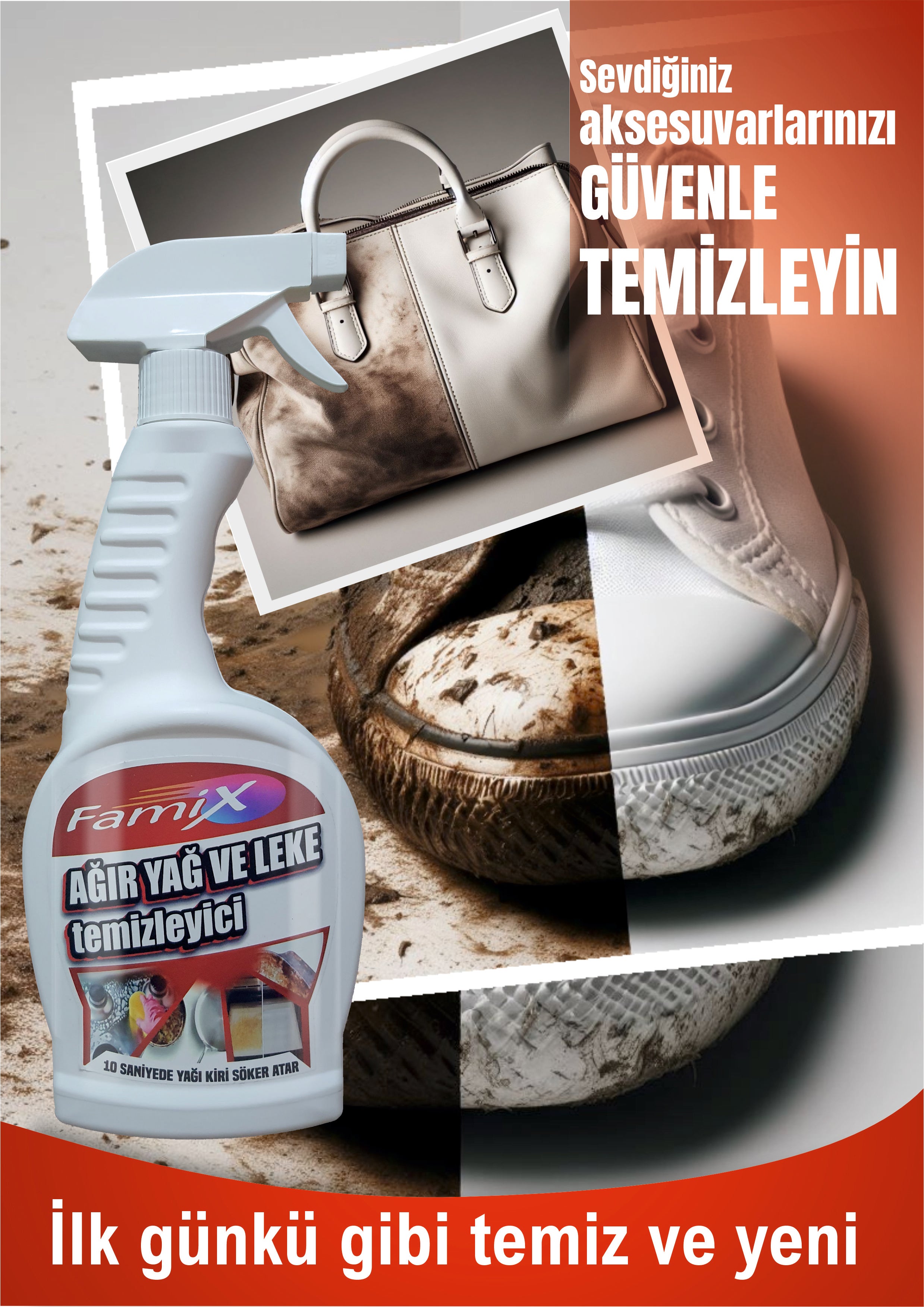 750 ml Famix Ağır Yağ ve Leke Temizleyici