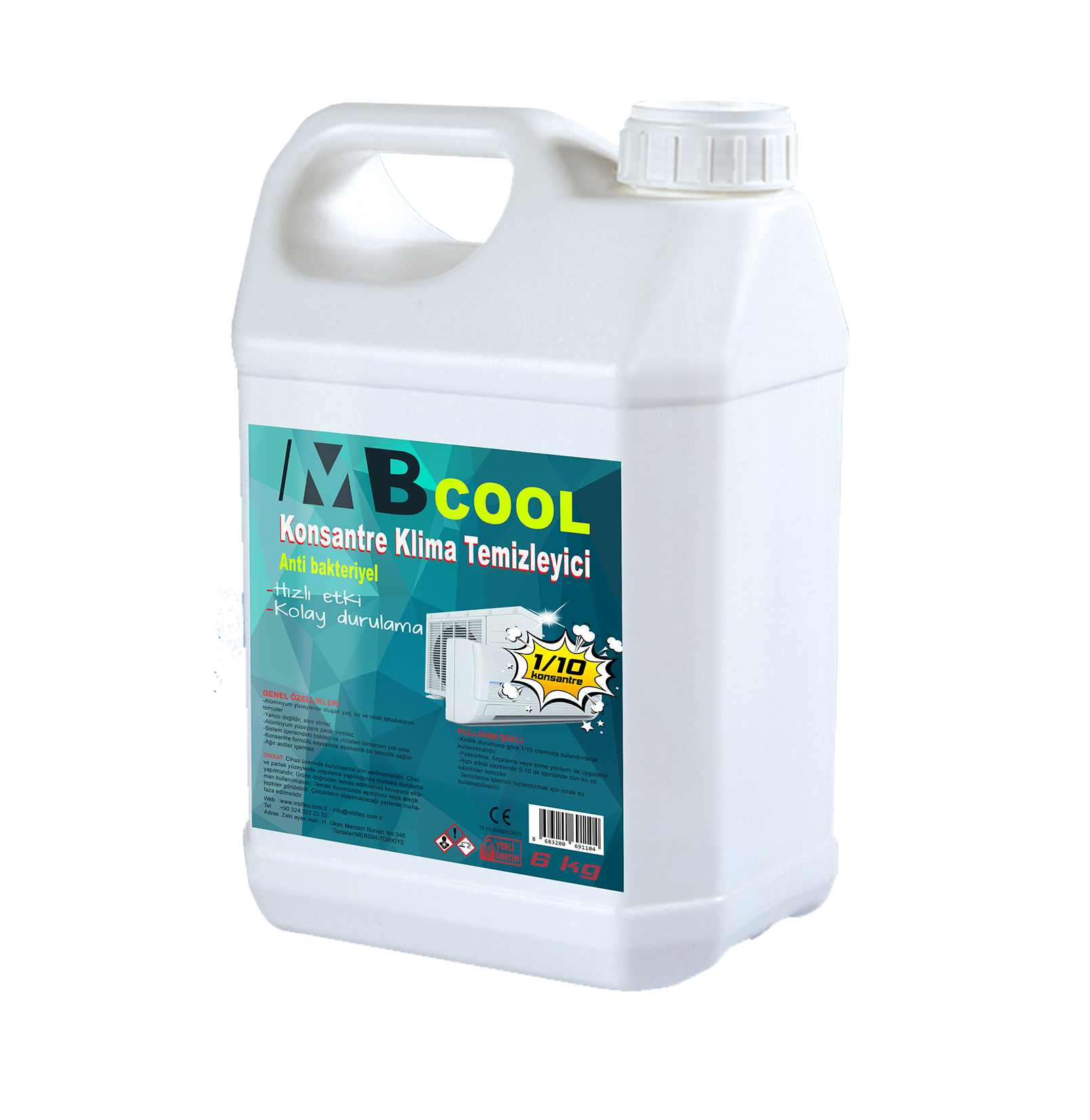 Konsantre Klima Temizleyici 6 Kg